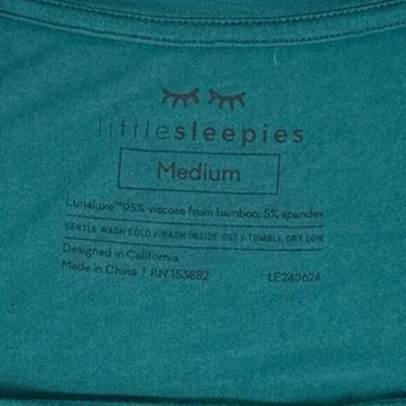 Little Sleepies Long Pullover Sleep Shirt Medium Comfort Buttery Soft Womens - Picture 3 of 6